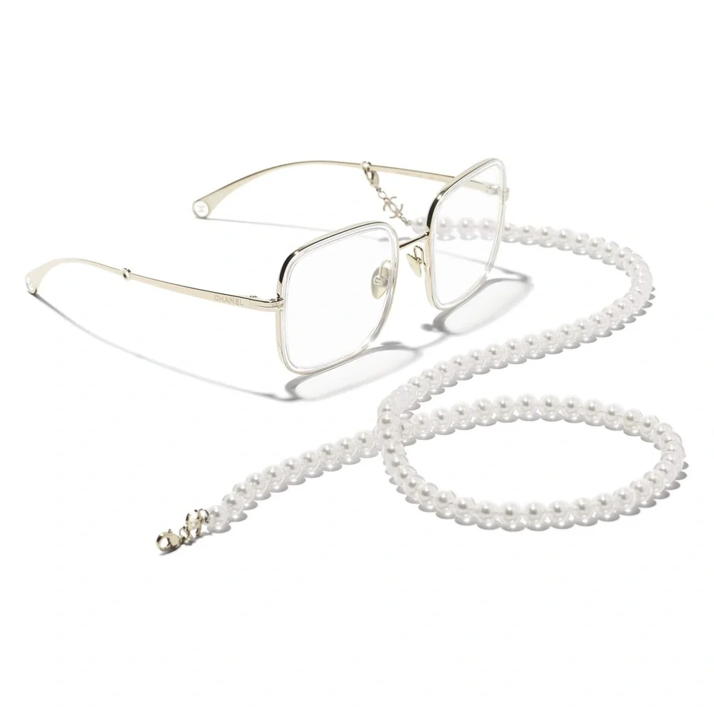 CHANEL Pearl Butterfly Eyeglasses CH2195